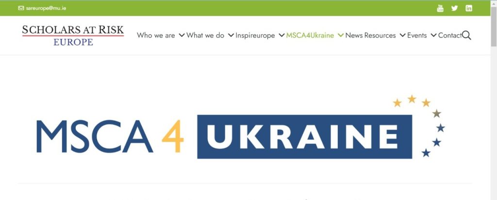 21 жовтня з 19.00 проводимо вебінар дискусію “Можливості стипендіальної програми MSCA4Ukraine – поради від експертів”
