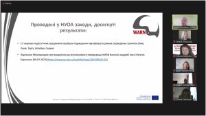 V Міжнародна науково-практична конференція «Управління та адміністрування в умовах протидії гібридним загрозам» в рамках проєкту WARN