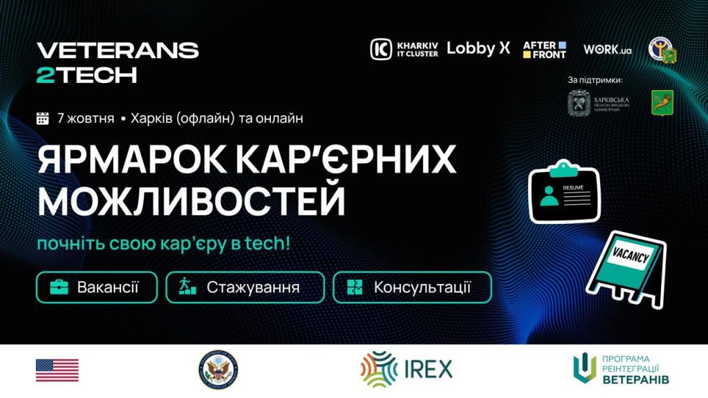 Ярмарок кар’єрних можливостей 7 жовтня 2025 року