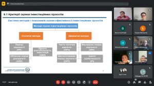 Семінар-тренінг на тему «Методичний інструментарій оцінки ефективності інноваційно-інвестиційних проєктів»