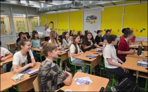 Зустріч представників кафедри ЕК з учнями 7-х класів 74 школи