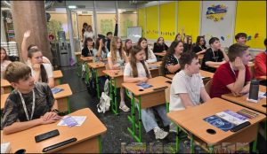 Зустріч представників кафедри ЕК з учнями 7-х класів 74 школи